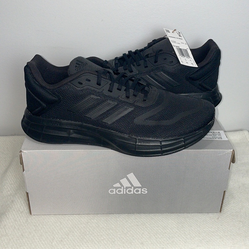 adidas Duramo 10  Men's Running Shoes Black Various Sizes New